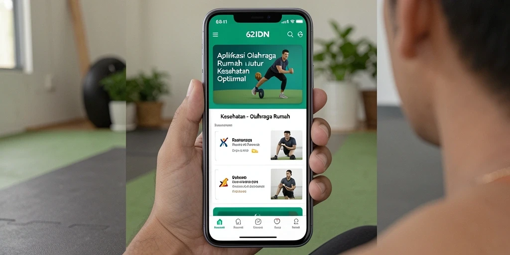 Antarmuka aplikasi 62IDN yang user-friendly dan interaktif.