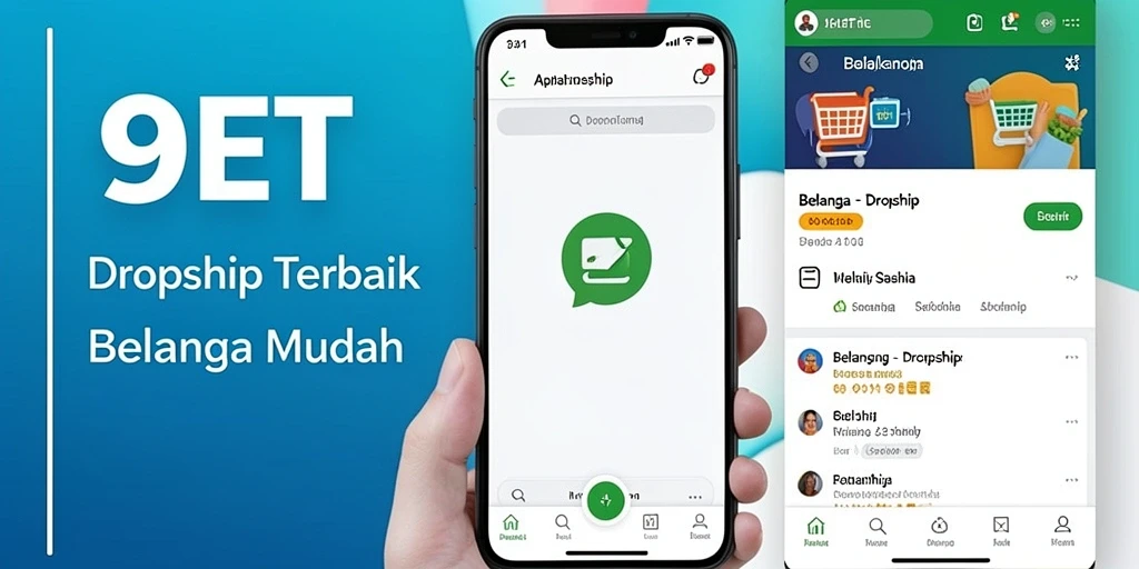 Antarmuka 9ET yang intuitif dan fungsional untuk Dropship.