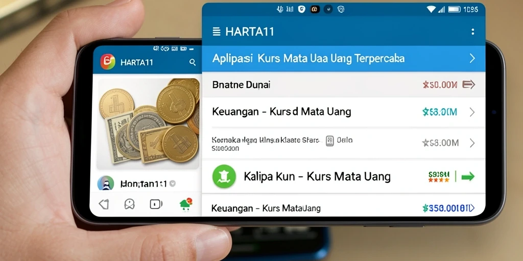 Tampilan antarmuka HARTA11 yang jelas dan informatif untuk Kurs Mata Uang.