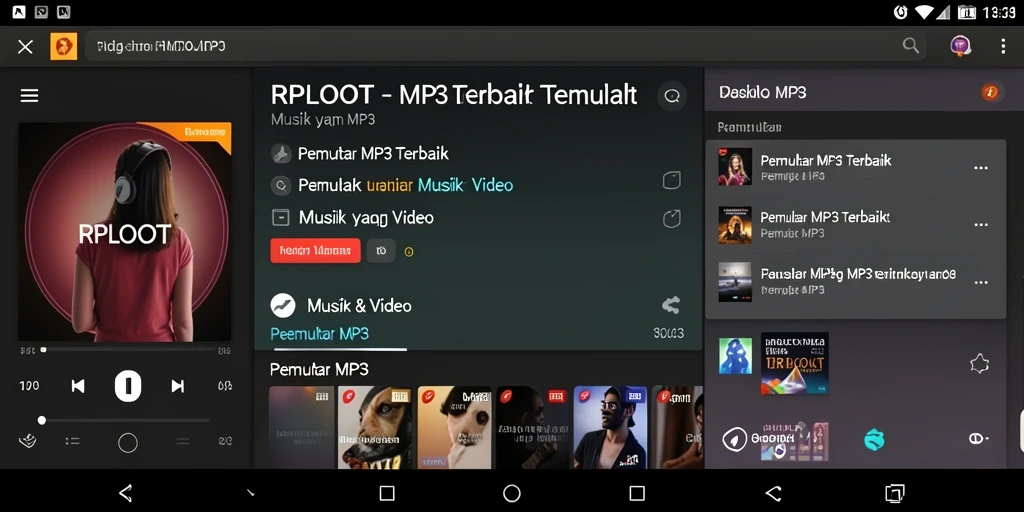 Tampilan antarmuka RPLOOT yang sederhana dan intuitif.