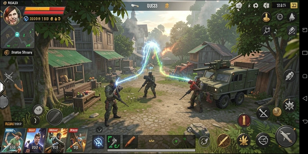 Tampilan antarmuka RUSA33 yang intuitif dan menarik untuk game strategi.
